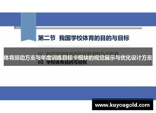 体育运动方案与年度训练目标卡模块的视觉展示与优化设计方案